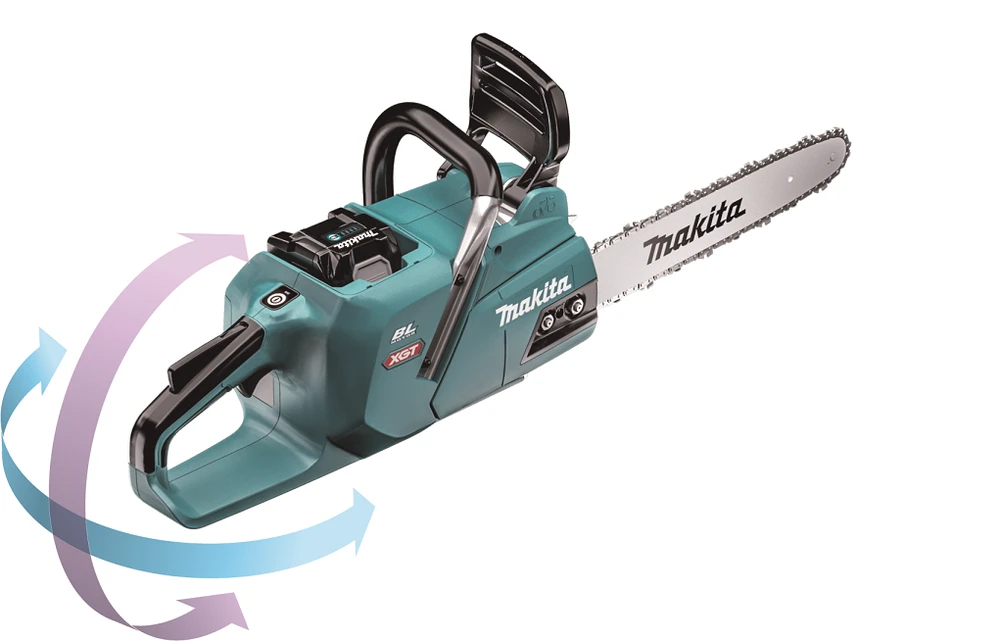 Grandininis pjūklas, 45 cm ilgio kardas, 40 V maks. Makita [UC017GZ] Ličio jonų akumuliatorius, XGT + nemokamos pirštinės