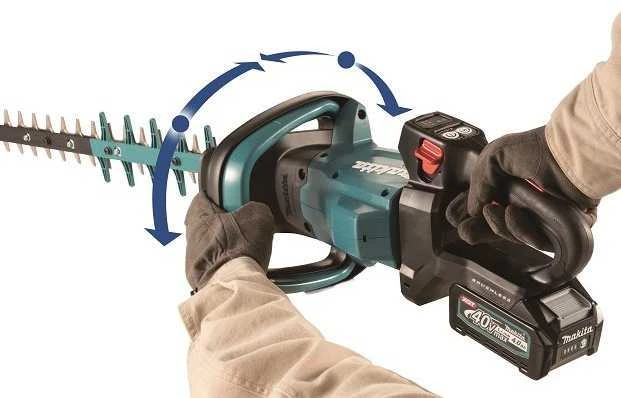 Makita UH005GZ Cordless hedge trimmer, 40Vmax XGT, BL-motor, 750mm, 23,5mm, be akumuliatoriaus ir kroviklio