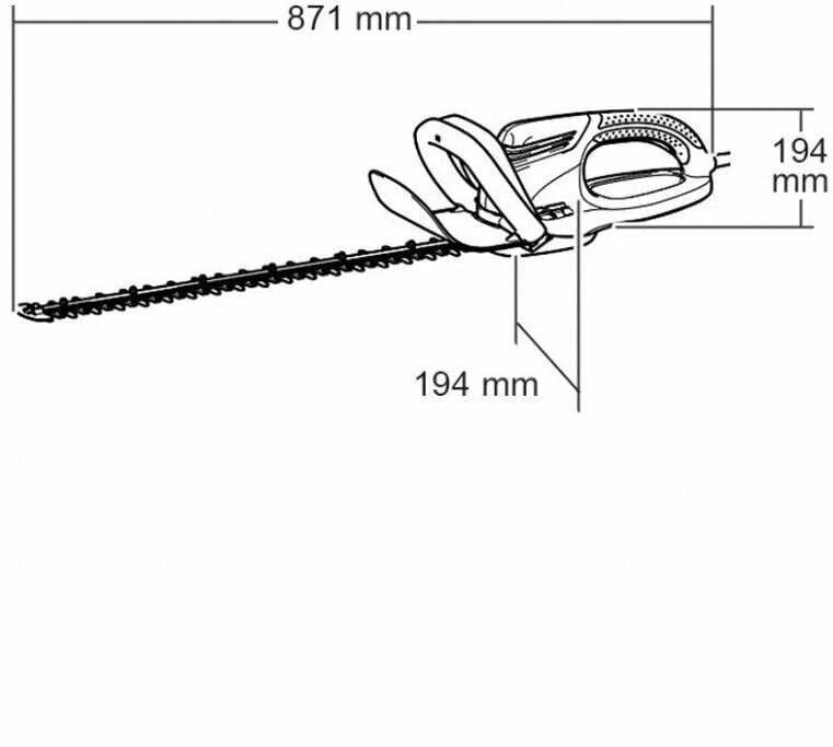 Gyvatvorių žirklės 400W UH4861 48cm MAKITA