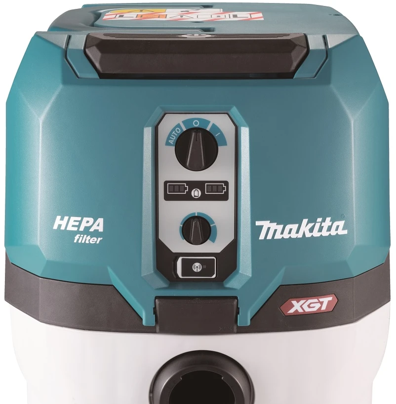 Makita VC004GLZ01 Akumuliatorinis XGT dulkių siurblys, 2X40V, 40Vmax, AWS. Komplektuojamas be akumuliatorių ir kroviklio.