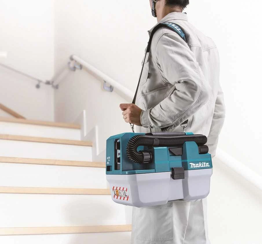 Makita VC013GLZ Akumuliatorinis dulkių siurblys 40V XGT, 7,5L, AWS, komplektuojama be akumuliatorių ir kroviklio!