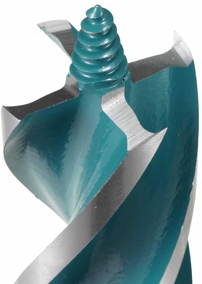 Makita Grąžtas medienai su 4 grioveliais ir 4 pjaunančiomis briaunomis, 32x165 mm, su 1/4" šešiakampiu koteliu E-26705
