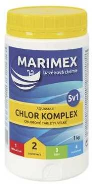 Marimex 1kg baseino tablečių talpa su geltonu dangteliu