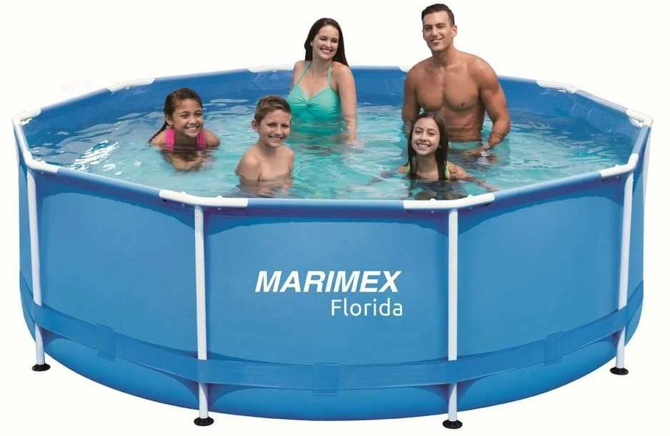 Marimex Florida baseinas su besimaudančia šeima