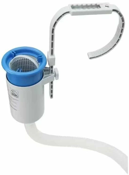 Kabinamas baseino skimeris su filtru ir žarna