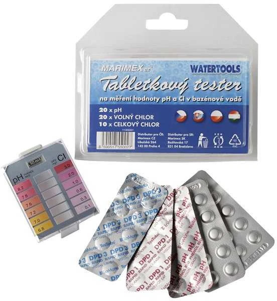 Marimex baseino vandens chemijos testeris su tabletėmis