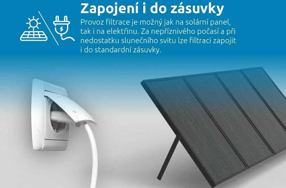 Nezatříděno „Marimex“ baseino filtravimo sistema „ProStar Solar 3“ (10604350)