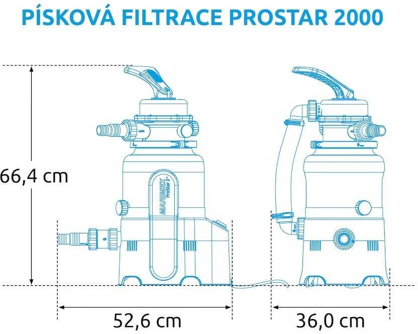 MARIMEX smėlio filtravimo sistema ProStar 2000