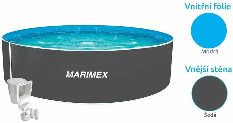 Marimex Orlando baseinas su skimeriu ir spalvų pavyzdžiais