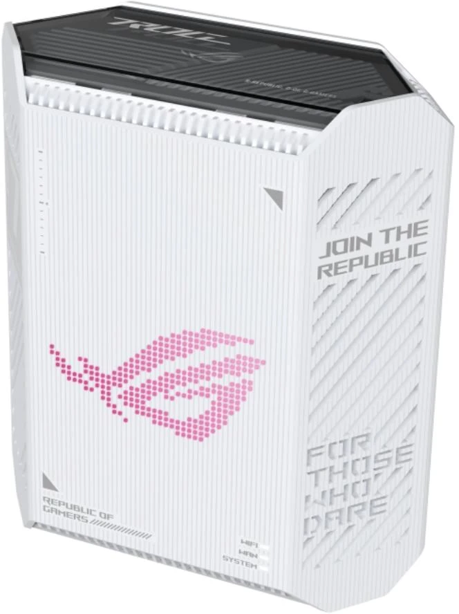 Asus | ROG Strix GS-BE7200 | WiFi 7 dviejų dažnių žaidimų maršrutizatorius | 802.11ax | 1376+5764 Mbit/s | Ethernet LAN (RJ-45) jungtys 4 | Mesh palaikymas: Taip | MU-MiMO: Taip | Antenos tipas: Vidinė | Ne, mobilusis plačiajuostis ryšys:
