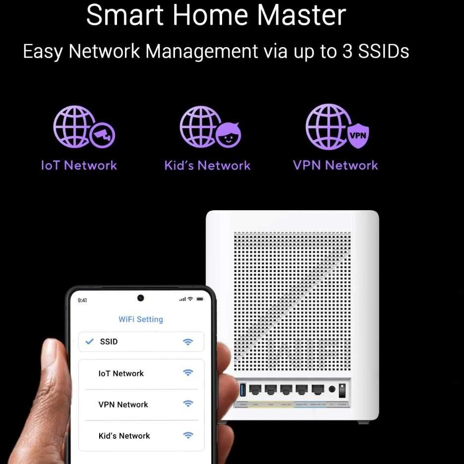 Maršrutizatorius ASUS ZenWiFi BQ16 (3pk)