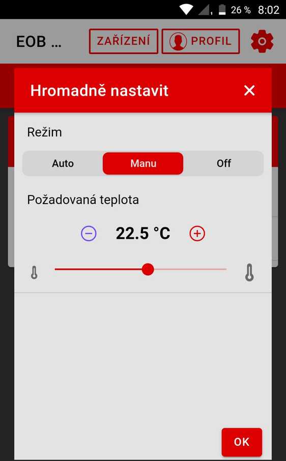 Elektrobock WiFi patalpos termostatas PT14-NP-P WiFi