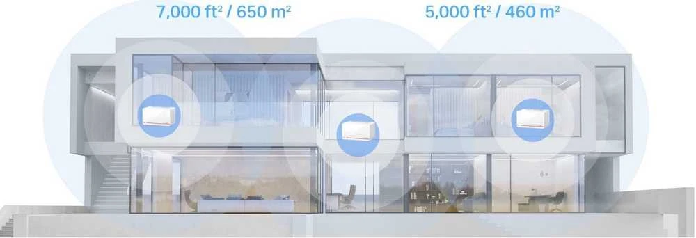 Maršrutizatorius TP-Link MERCUSYS Halo H37BE (3 vnt. pakuotė)