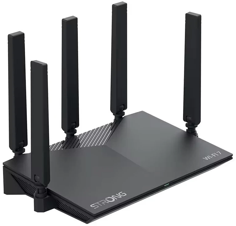 Maršrutizatorius Strong Strong ROUTERBE3600 WIFI7 router belaidis 2.5 Gigabit Ethernet Dual-band (2.4 GHz/5 GHz) Juodas