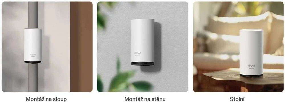 TP-LINK BE3600 lauko/vidaus Mesh WiFi 7 maršrutizatorius | Deco BE25-Outdoor (1 vnt. pakuotė) | 802.11ax | 2.4 GHz / 5 GHz | MU-MiMO Ne | PoE įvestis