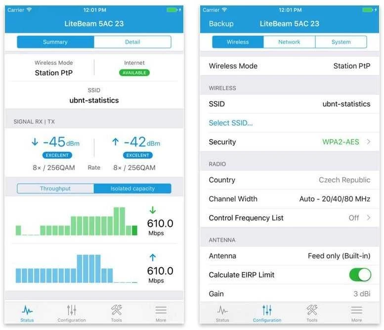 Maršrutizatorius UBIQUITI NBE-2AC-13 NanoBeam 2AC 13dBi 2,4GHz 802.11ac TDMA Gigabit PoE