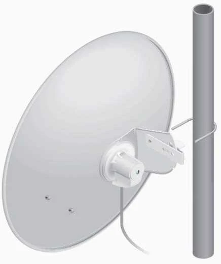 Maršrutizatorius Ubiquiti „airMAX PowerBeam M5 300“, 5 GHz, 22 dBi tiltas su 150+ Mbps pralaidumu, 3+ km ryšio diapazonas, 1 x 10/100 MbE prievadas, 24 V, 0,5 A PoE adapteris (pridedamas), stulpo tvirtinimo rinkinys (pridedamas), atsparumas vėjui 200 km/h, ESD/EMP apsauga. Oras/kontaktas: ± 24 kV.