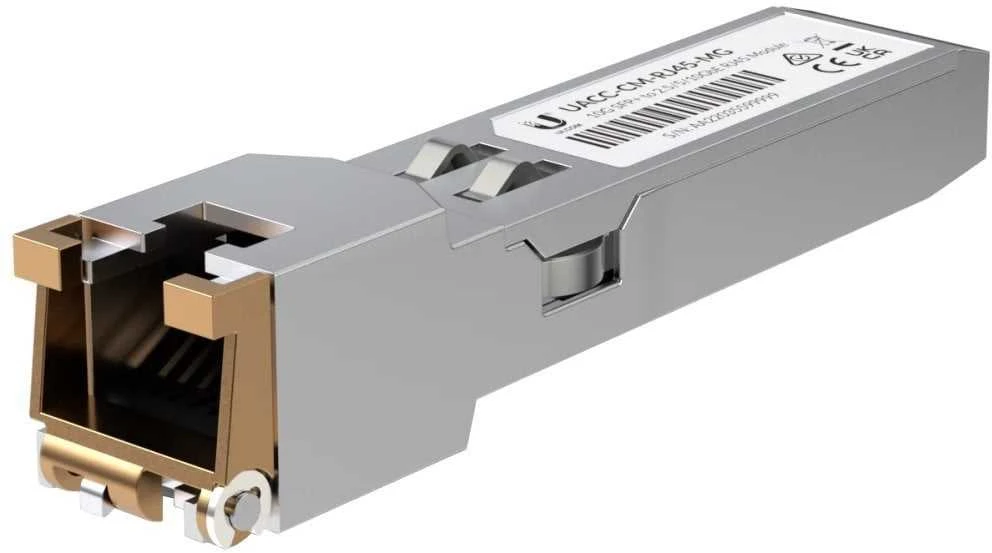 Ubiquiti UACC-CM-RJ45-MG tinklo siųstuvo-imtuvo modulis Copper 10000 Mbit/s SFP+