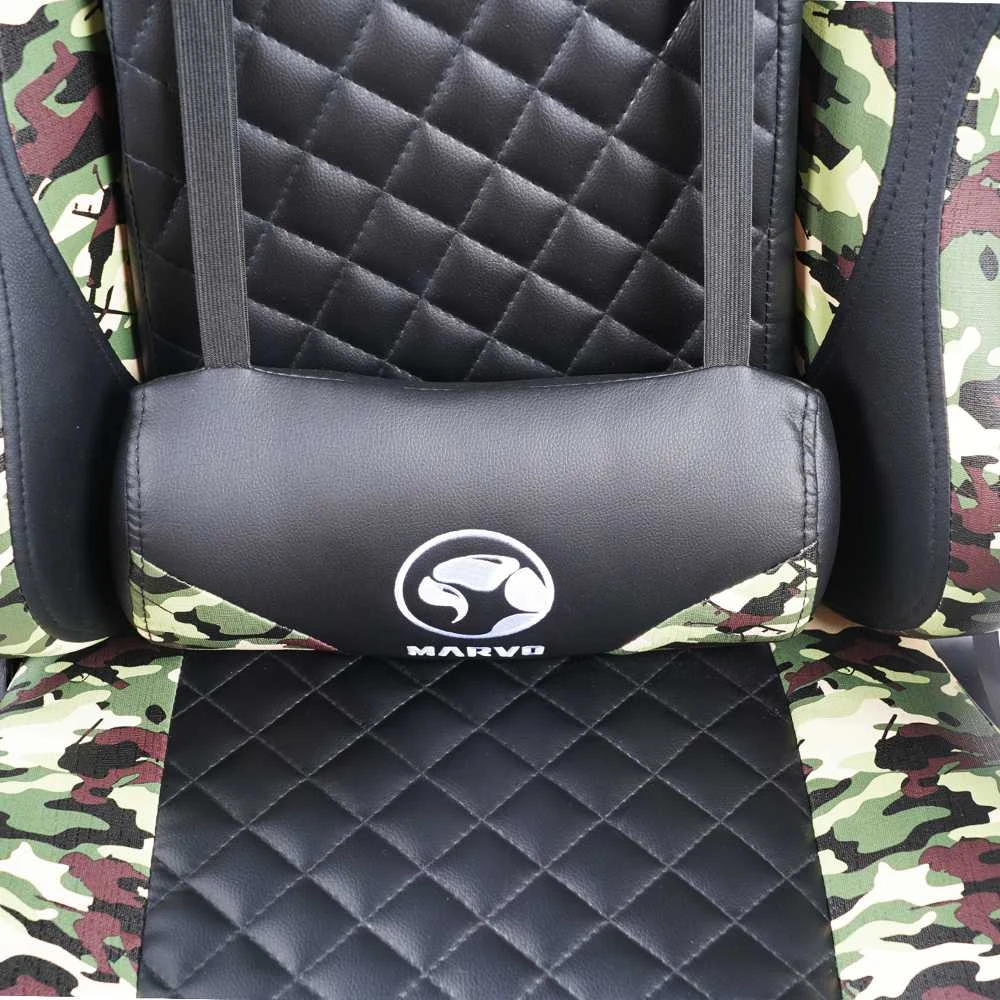 Žaidimų kėdė Marvo CH-134 Gaming Chair, Camouflage