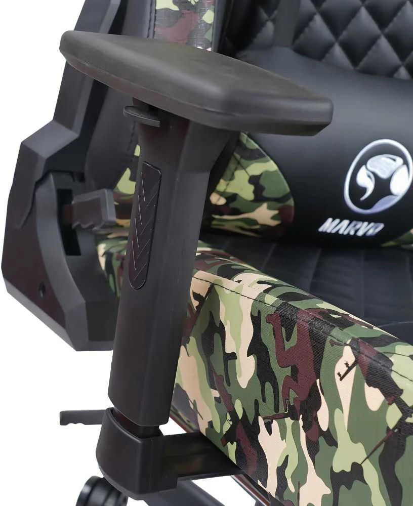 Žaidimų kėdė Marvo CH-134 Gaming Chair, Camouflage