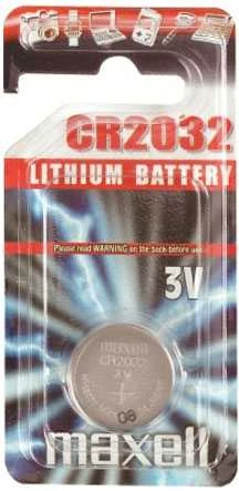 MAXELL ličio baterija CR2032, lizdinė pakuotė 1 vnt.
