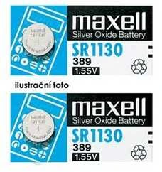 Maxell SR1130 sidabro oksido baterijų pakuotė
