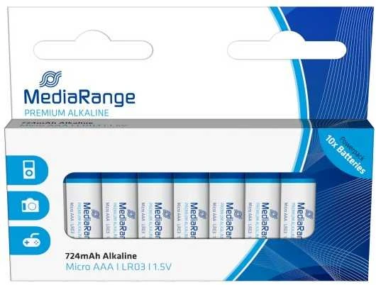 MediaRange AAA šarminės baterijos, 10 vnt. pakuotė