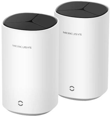 Maršrutizatorius Prieigos taškas „Mercusys Halo E85X“ (2 vnt. pakuotė) „WiFi6 Mesh“ (AX3000, 2,4 GHz / 5 GHz, 1 x 2,5 GbELAN / WAN, 2 x GbELAN / WAN)