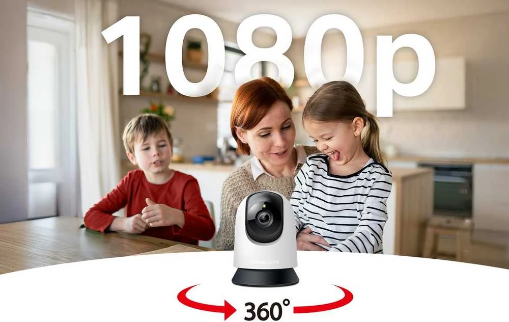 „Mercusys MC200“ – pasukama / pasukama namų apsaugos „Wi-Fi“ kamera