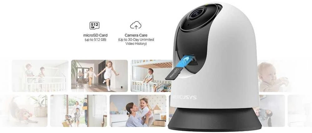 „Mercusys MC200“ – pasukama / pasukama namų apsaugos „Wi-Fi“ kamera