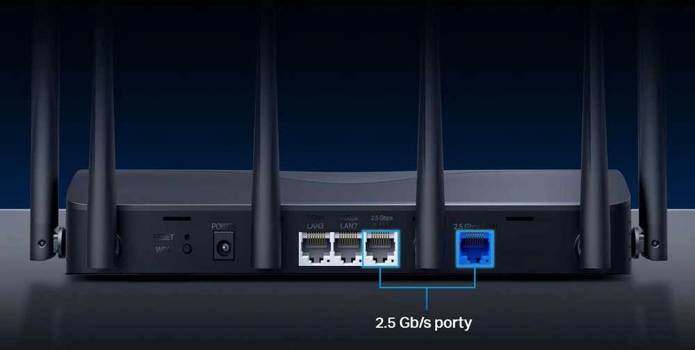 Mercusys | BE6500 dviejų dažnių „Wi-Fi 7“ maršrutizatorius | MR37BE | 802.11be | 688/5760 Mbit/s | Ethernet LAN (RJ-45) jungtys 3 | Tinklo palaikymas: Ne | MU-MiMO: Ne | Mobilusis plačiajuostis ryšys: Ne | Antenos tipas: Fiksuota, Daugiakryptė antena