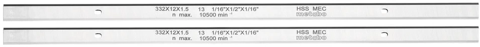 Peiliai HSS DH 330 dvipusiai 2pcs 332x12x1,5mm, Metabo