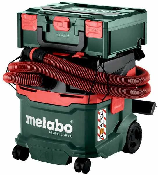 Dulkių siurblys pramoninis Metabo Dulkių siurblys pramoninis VACUUM cleaner AS 36-18 L 20 PC CARCASS 2x18V