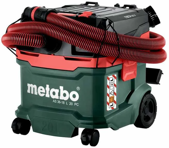 Dulkių siurblys pramoninis Metabo Dulkių siurblys pramoninis VACUUM cleaner AS 36-18 L 20 PC CARCASS 2x18V