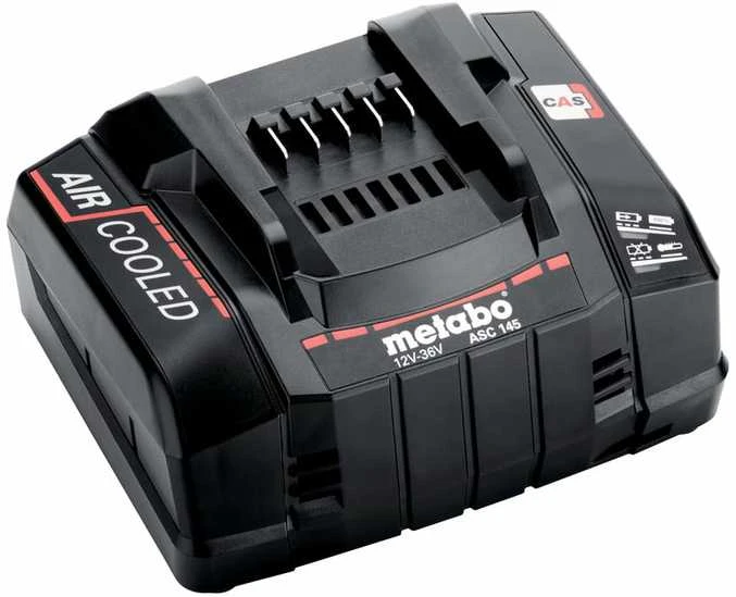 Metabo Greito veikimo įkroviklis ASC 145, 12-36 v, oru aušinamas 627378000