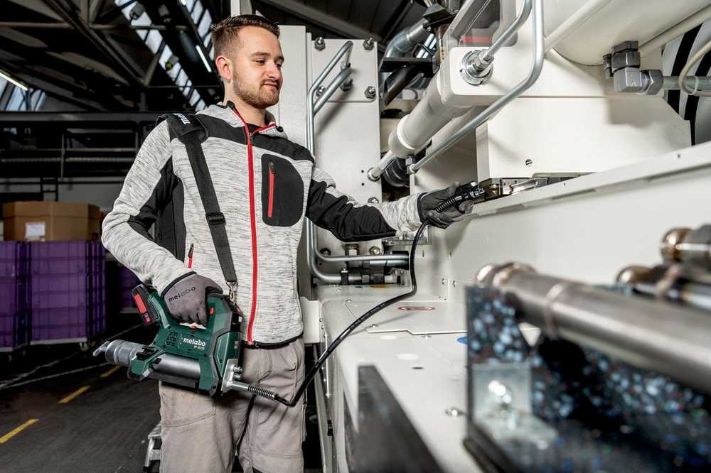 Akumuliatorinis tepalo švirkštas Metabo FP 18 LTX; 18 V (be akumuliatoriaus ir pakrovėjo)