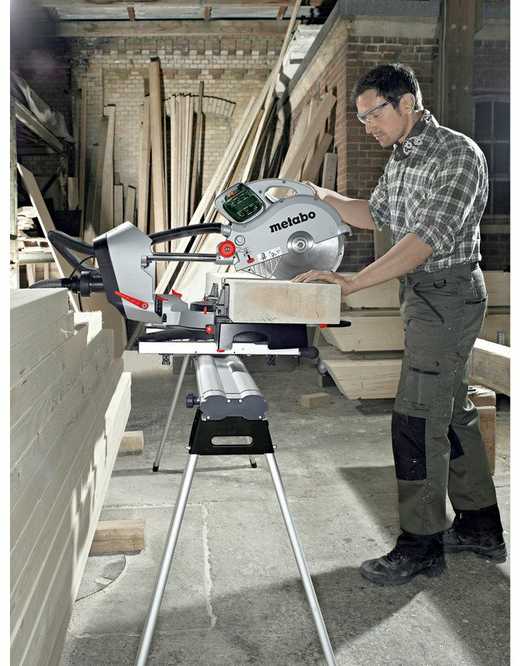 Skersinio pjovimo staklės KGS 315 Plus, Metabo