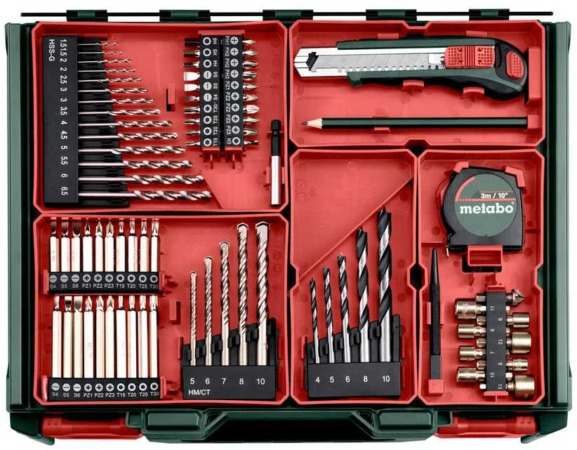 METABO suktuvas UD.SB 18 SET 2x2,0Ah +74 ACC WALIZKA