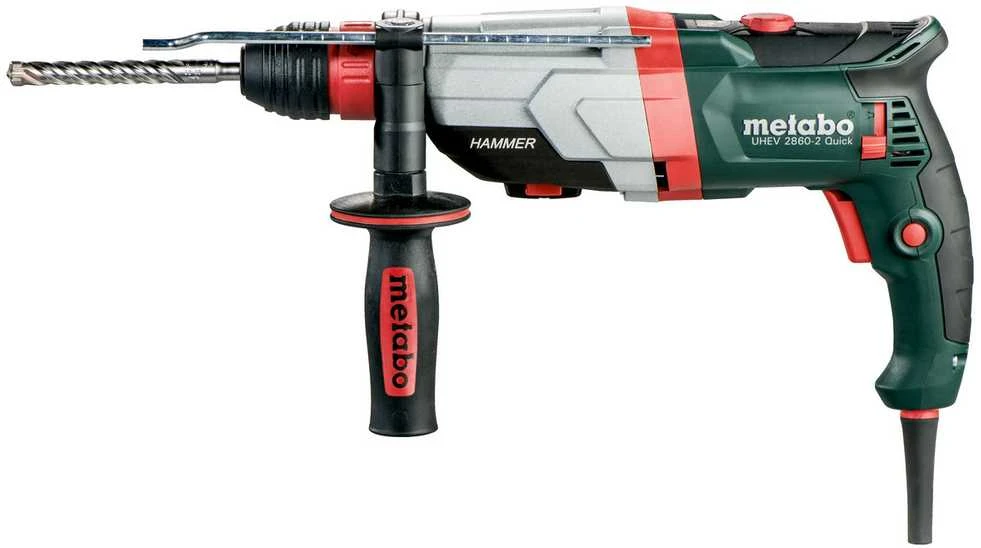 Metabo UHEV 2860-2 QuickSet su lagaminu PVC+komplektas wierteł/dłut