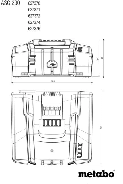 METABO ĮKROVIKLIS ASC 290 12-36V GREITAS 16A