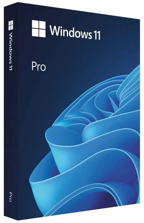 Windows 11 Pro operacinės sistemos dėžutė