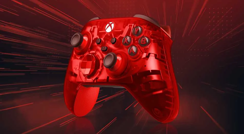 „Microsoft XBOX“ belaidis valdiklis – Pulse Cipher Special Edition Raudona Bluetooth žaidimų pultelis Analoginis / Skaitmeninis XBOX Series S, Android, XBOX Series X, iOS, PC