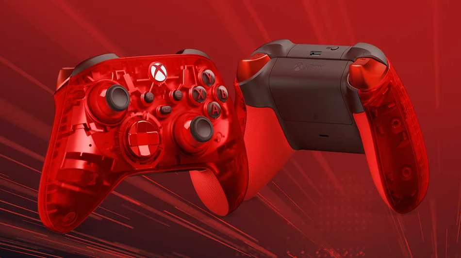 „Microsoft XBOX“ belaidis valdiklis – Pulse Cipher Special Edition Raudona Bluetooth žaidimų pultelis Analoginis / Skaitmeninis XBOX Series S, Android, XBOX Series X, iOS, PC