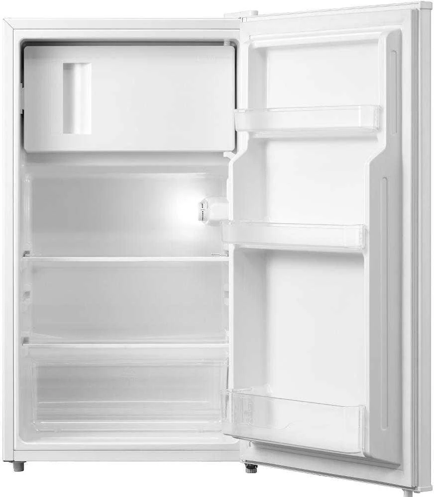 Midea Šaldytuvas | MDRD125FGE01 | Energy efficiency class E | Free standing | Larder | Height 84.5 cm | Šaldytuvas net capacity 68 L | Šaldiklis net capacity 12 L | 41 dB | Baltas