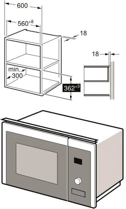 Mikrobangų krosnelė Microwave orkaitė BEKO BMGB20212B