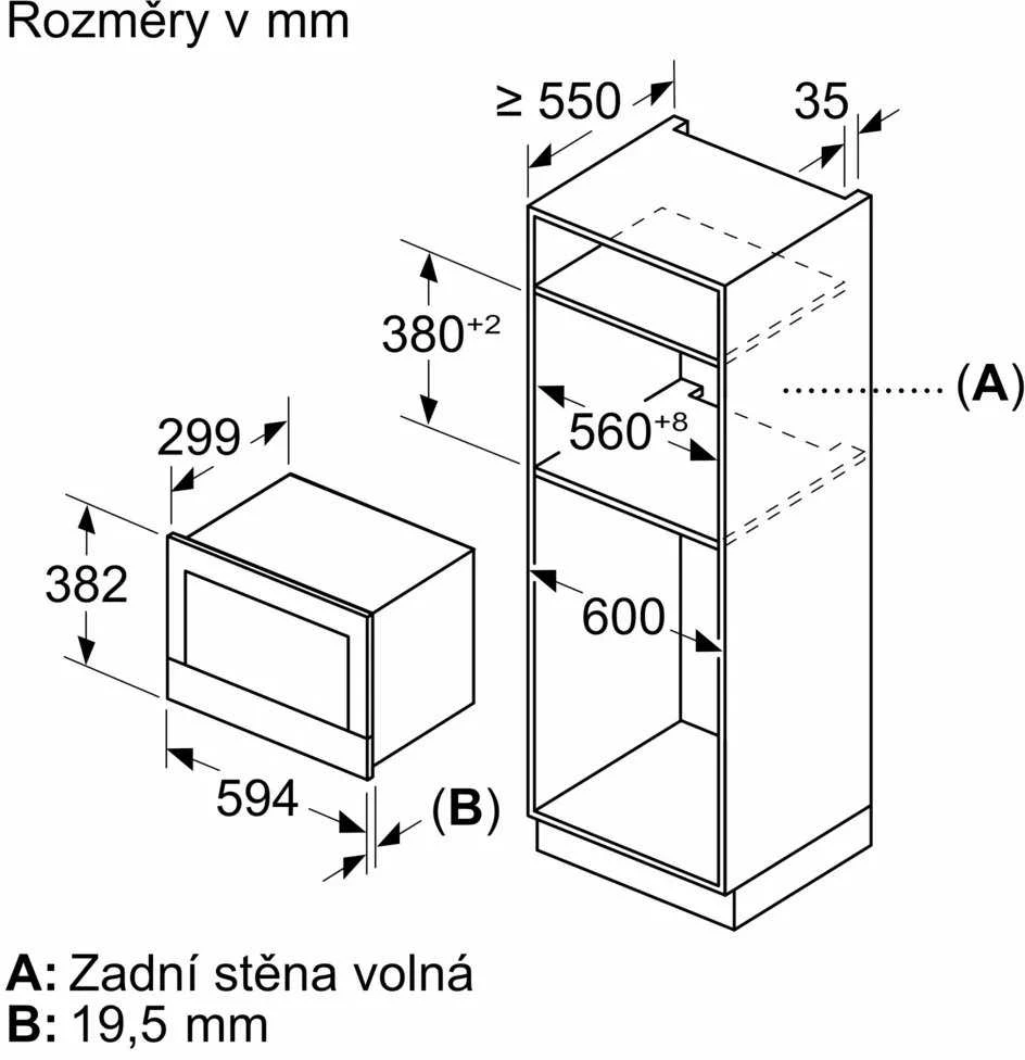 Mikrobangų krosnelė Bosch BFL7221B1