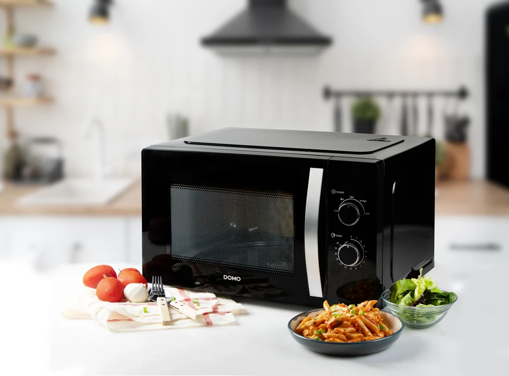 Mikrobangų krosnelė Domo 30L juoda (DO23001)