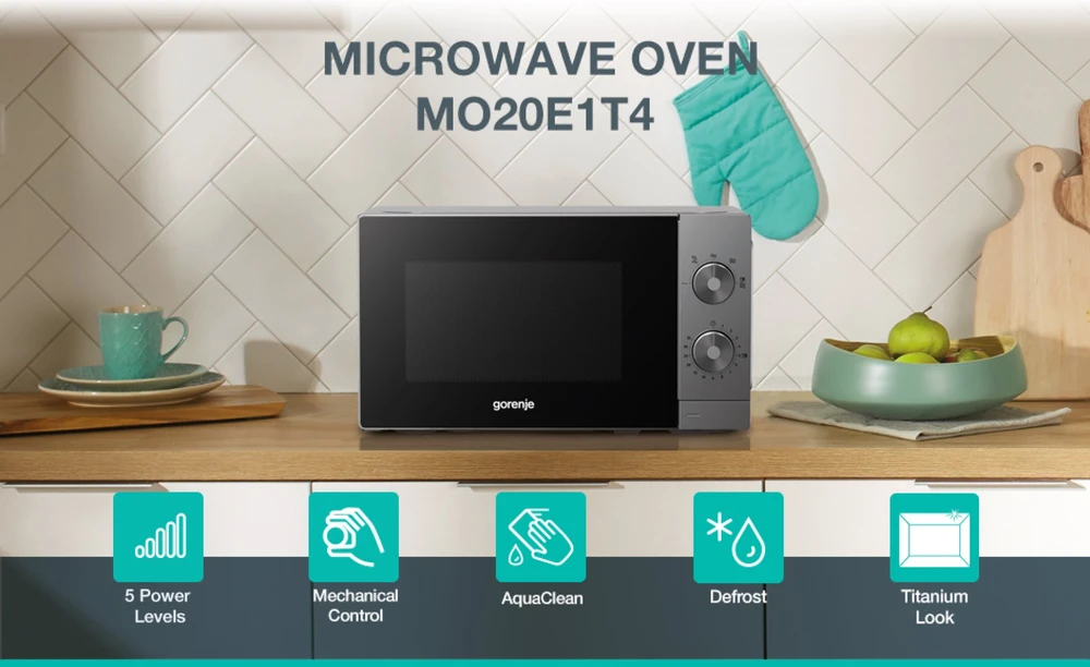 Mikrobangų krosnelė Gorenje MO20E1T4