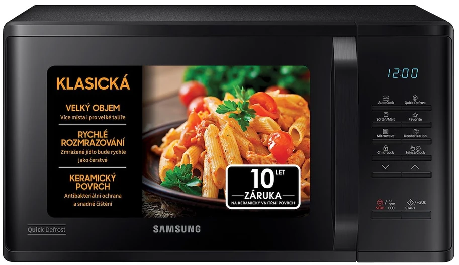Mikrobangų krosnelė Mikrobangė Samsung MS23K3513AK