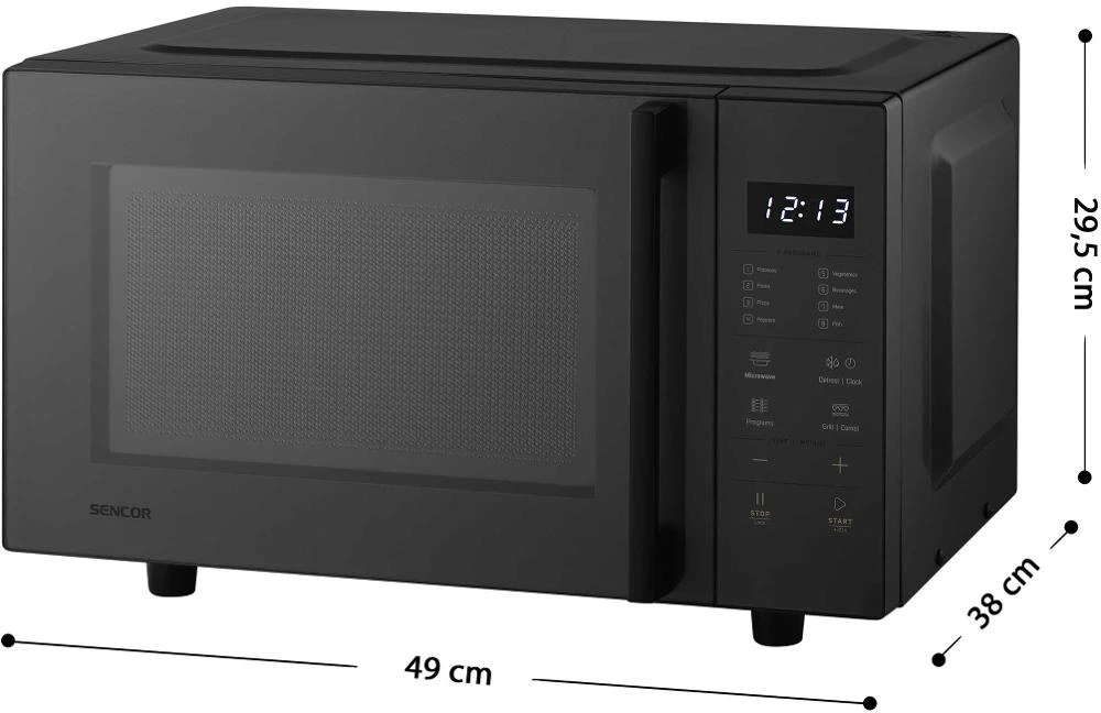 Mikrobangų krosnelė Sencor SMW 7123BK Mikrobangų krosnelė 25L